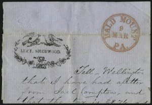 Sale 1037, Lot 2722, Autographs & Free Franks, Colonial, States, Waterway & Ship