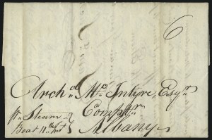 Sale 1037, Lot 2726, Autographs & Free Franks, Colonial, States, Waterway & Ship