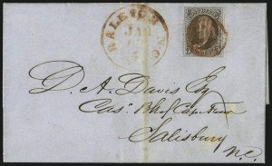 Sale 1037, Lot 2735, Postmasters` Provisional thru 1857 Issue