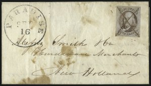 Sale 1037, Lot 2737, Postmasters` Provisional thru 1857 Issue