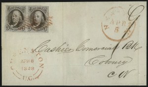 Sale 1037, Lot 2739, Postmasters` Provisional thru 1857 Issue