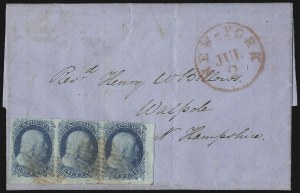 Sale 1037, Lot 2742, Postmasters` Provisional thru 1857 Issue