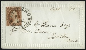 Sale 1037, Lot 2749, Postmasters` Provisional thru 1857 Issue