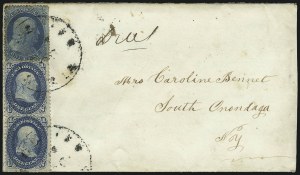 Sale 1037, Lot 2761, Postmasters` Provisional thru 1857 Issue