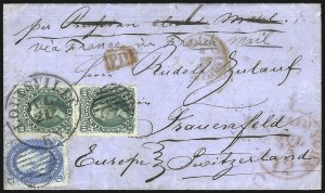 Sale 1037, Lot 2773, 1861 Issue thru 1869 Pictorial Issue