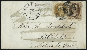 Sale 1037, Lot 2790, 1861 Issue thru 1869 Pictorial Issue