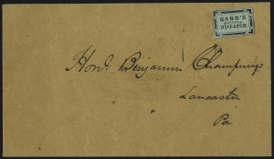 Sale 1037, Lot 2836, Carriers and Locals