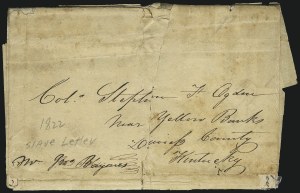 Sale 1037, Lot 2865, Slavery and the Civil War, Slave Related, Liberia, Anti Slavery