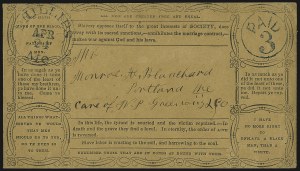 Sale 1037, Lot 2894, Slavery and the Civil War, Slave Related, Liberia, Anti Slavery