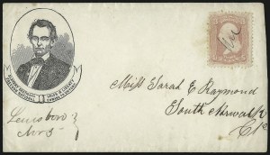 Sale 1037, Lot 2907, Slavery and the Civil War, Lincoln, Patriotics, Sanitary Fair