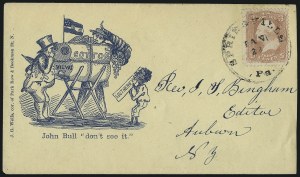 Sale 1037, Lot 2913, Slavery and the Civil War, Lincoln, Patriotics, Sanitary Fair