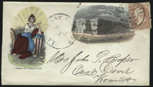 Sale 1037, Lot 2919, Slavery and the Civil War, Lincoln, Patriotics, Sanitary Fair