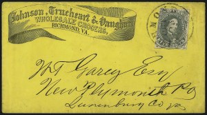 Sale 1037, Lot 2933, Confederate States Covers and Stamps