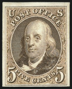 Sale 1040, Lot 1012, Essays and Proofs (Postmasters Provisionals thru 1869 Pictorial Issue)