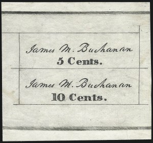 Sale 1040, Lot 1144, Postmasters Provisionals