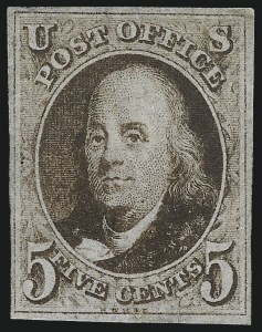 Sale 1040, Lot 1154, 1847 Issue and 1875 Reproduction of 1847 Issue (Scott 1-4)