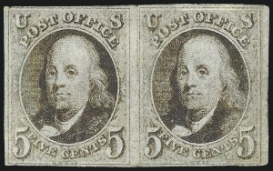 Sale 1040, Lot 1155, 1847 Issue and 1875 Reproduction of 1847 Issue (Scott 1-4)