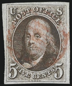 Sale 1040, Lot 1156, 1847 Issue and 1875 Reproduction of 1847 Issue (Scott 1-4)