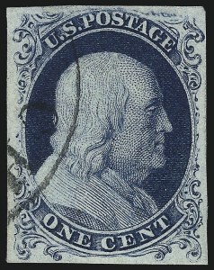 Sale 1040, Lot 1183, 1c-12c 1851-56 Issue (Scott 5A-17)