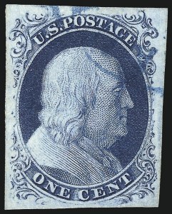 Sale Number 1040, Lot Number 1187, 1c-12c 1851-56 Issue (Scott 5A-17)