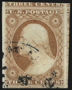 Sale 1040, Lot 1194, 1c-12c 1851-56 Issue (Scott 5A-17)