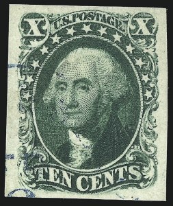 Sale 1040, Lot 1210, 1c-12c 1851-56 Issue (Scott 5A-17)