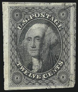 Sale 1040, Lot 1214, 1c-12c 1851-56 Issue (Scott 5A-17)