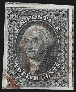 Sale 1040, Lot 1215, 1c-12c 1851-56 Issue (Scott 5A-17)