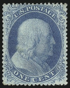 Sale 1040, Lot 1219, 1c-3c 1857-60 Issue (Scott 18-26A)