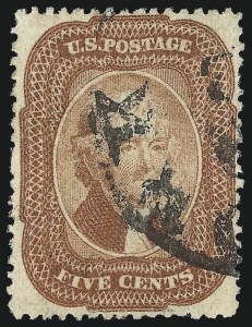 Sale 1040, Lot 1234, 5c-10c 1857-60 Issue (Scott 27-35)