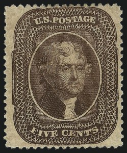 Sale Number 1040, Lot Number 1246, 5c-10c 1857-60 Issue (Scott 27-35)