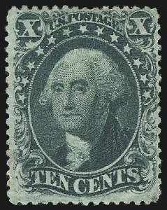 Sale 1040, Lot 1252, 5c-10c 1857-60 Issue (Scott 27-35)