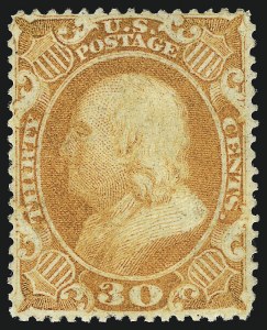 Sale 1040, Lot 1264, 12c-90c 1857-60 Issue (Scott 36B-39)