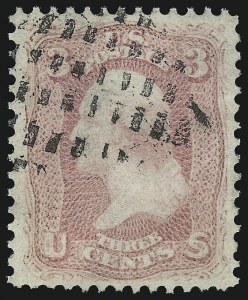 Sale 1040, Lot 1287, 1861-66 Issue and Encased Postage (Scott 56-78)