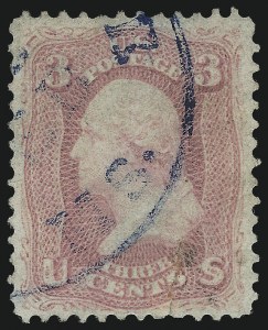 Sale 1040, Lot 1288, 1861-66 Issue and Encased Postage (Scott 56-78)
