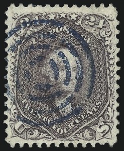 Sale 1040, Lot 1291, 1861-66 Issue and Encased Postage (Scott 56-78)
