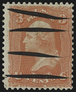 Sale 1040, Lot 1299, 1861-66 Issue and Encased Postage (Scott 56-78)