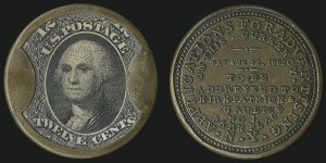 Sale 1040, Lot 1308, 1861-66 Issue and Encased Postage (Scott 56-78)