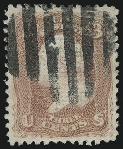 Sale 1040, Lot 1314, 1867-68 Grilled Issue (Scott 83-101)