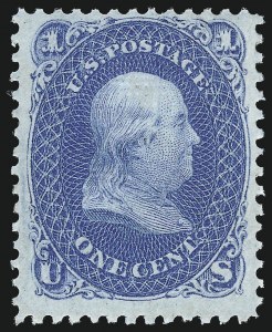Sale 1040, Lot 1322, 1867-68 Grilled Issue (Scott 83-101)