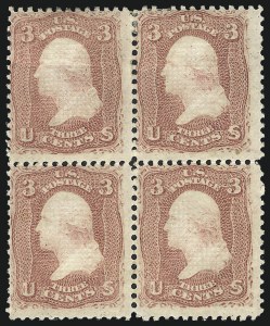 Sale 1040, Lot 1328, 1867-68 Grilled Issue (Scott 83-101)