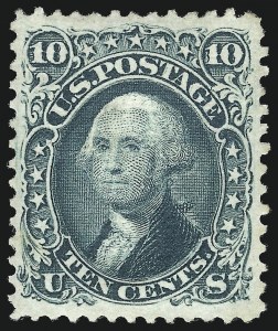 Sale 1040, Lot 1329, 1867-68 Grilled Issue (Scott 83-101)