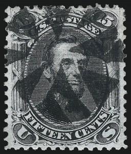 Sale 1040, Lot 1332, 1867-68 Grilled Issue (Scott 83-101)