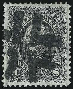 Sale Number 1040, Lot Number 1340, 1867-68 Grilled Issue (Scott 83-101)