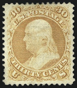 Sale 1040, Lot 1345, 1867-68 Grilled Issue (Scott 83-101)