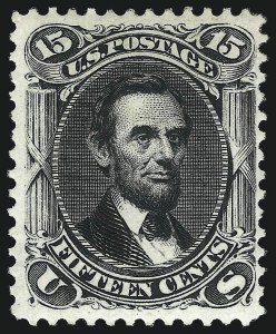 Sale 1040, Lot 1355, 1875 Re-Issue of 1861-66 Issue (Scott 102-111)