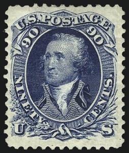Sale 1040, Lot 1358, 1875 Re-Issue of 1861-66 Issue (Scott 102-111)