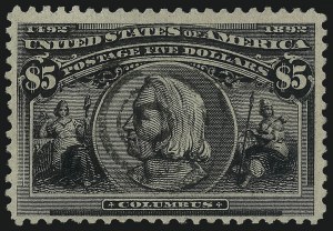 Sale 1040, Lot 1473, 1893 Columbian Issue, 1c thru 50c, Singles (Scott 230-240)