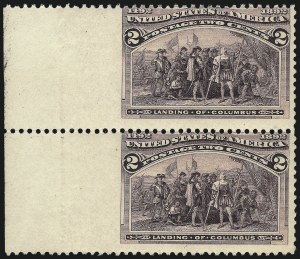 Sale 1040, Lot 1477, 1893 Columbian Issue, 1c thru 50c, Singles (Scott 230-240)