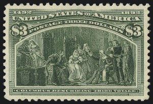 Sale Number 1040, Lot Number 1503, 1893 Columbian Issue, $1.00-$5.00, Singles (Scott 241-245)